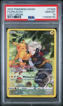 PikachuTG05/TG30 PSA 10 Lost Origin Full Art Promo Pokemon 2022 - Image 1