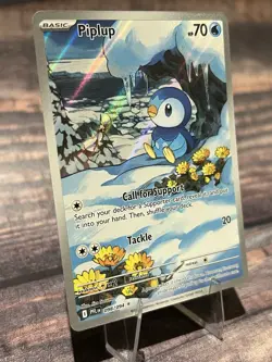 Piplup 98/94, Phantasmal Flames Full Art Holo Illustration Rare, Pokemon TCG, NM - Image 2