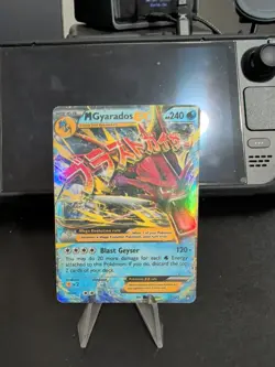 Pokemon M Gyarados EX Ultra Rare Full Art Holo Breakpoint 27/122 2016 HP240 - Image 1