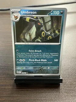 2025 POKEMON PRISMATIC EVOLUTIONS #059/131 UMBREON REVERSE HOLO MASTERBALL NM! - Image 1