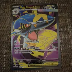Pokemon Mega Sharpedo EX Ultra Rare Holo 113/094 Phantasmal Flames 330 HP - Image 1