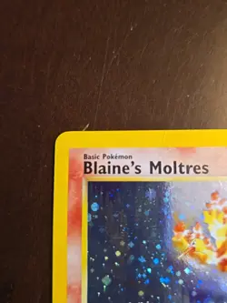 Pokemon Blaine's Moltres 1/132 Swirl Holo | Gym Heroes - - Image 2