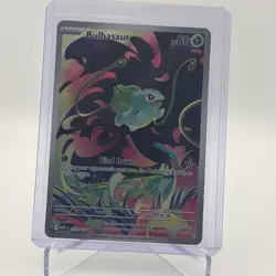 Pokemon Bulbasaur 133/132 Me01: Mega Evolution Illustration Rare Full Art Holo - Image 1