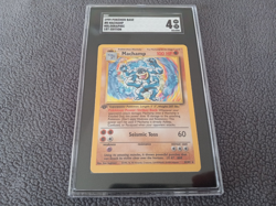 1999 Pokemon TCG Machamp #8 Base Set 8/102 Holographic 1st Edition - SGC 4 - Image 3
