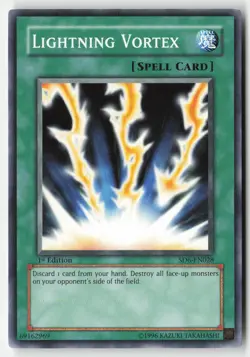 Yugioh - Lightning Vortex SD6-EN028 1st Edition - Structure Deck: Spellcaster's - Image 1