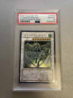 Yu-Gi-Oh! Japanese Ultimate Rare Stardust Dragon TDGS-JP040 GEM MINT PSA 10 - Image 1