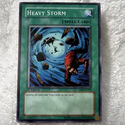 Heavy Storm SD5-EN023 Warrior's Triumph Spell Konami Yu-Gi-Oh TCG 1st Edition - Image 1