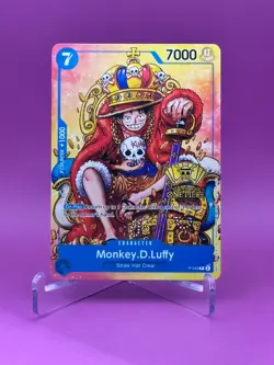 Monkey.D.Luffy (2nd Anniversary Stamped Promo) P-043 - One Piece TCG ! - Image 2