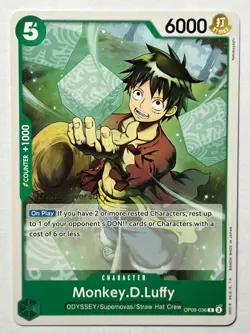 Monkey.D.Luffy OP09-036 Portgas.D.Ace OP09-035 Sanji 2nd Anniversary Pre-Release - Image 3