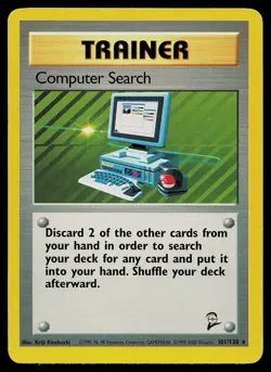 Pokemon Card - Computer Search Base Set 2 101/130 Rare - Image 1