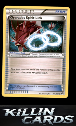 Gyarados Spirit Link 101/122 Pokemon Uncommon XY - BREAKpoint Card NM - Image 1