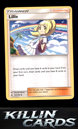 Lillie 125/156 Pokemon Uncommon SM - Ultra Prism Card LP - Image 1