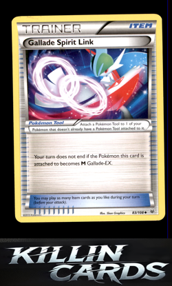 Gallade Spirit Link 83/108 Pokemon Uncommon XY - Roaring Skies Card LP - Image 1