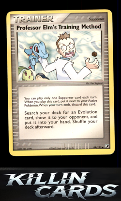 Professor Elm's Training Method 89/115 Pokemon Uncommon Unseen Forces Card LP - Image 1
