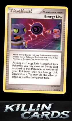 Energy Link 83/100 Pokemon Uncommon Stormfront Card LP - Image 1