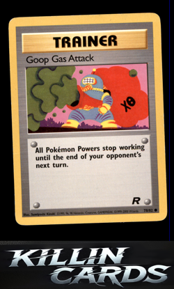 Goop Gas Attack 78/82 Pokemon Common Team Rocket Card MP - Image 1