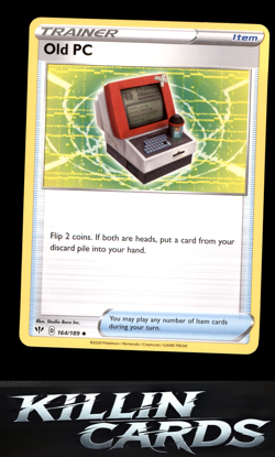 Old PC 164/189 Pokemon Uncommon SWSH03: Darkness Ablaze Card LP - Image 1