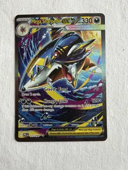 Pokemon Mega Sharpedo EX 127/094 Phantasmal Flames Card Rare - Image 1