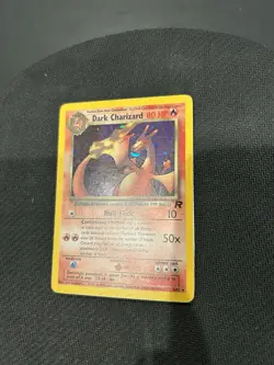 Pokemon Dark Charizard Holo Rare TCG Unlimited Card 4/82 LP Condition - Image 3