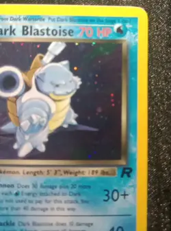 Pokemon Dark Blastoise Holo Rare TCG Card 3/82 Near Mint Condition - Image 4
