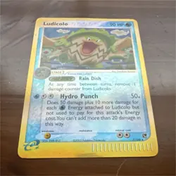 Pokemon Ludicolo 7/100 EX Sandstorm Reverse Holo Rare Stage 2 90HP Water Card - Image 1