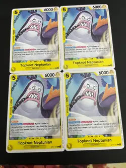One Piece TCG OP11 OP11-107 Topknot Neptunian X4 Play Set Trading Card - Image 5
