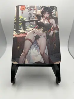 Xinyan Genshin Goddess Story - Anime Waifu A6 Size Trading Card - Image 1