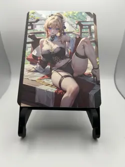 Yoimiya Genshin Impact Goddess Story - Anime Waifu A6 Size Trading Card - Image 1