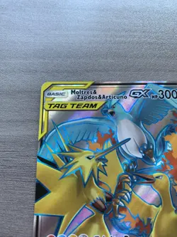 Pokemon Card TCG Moltres & Zapdos & Articuno Hidden Fates 66/68 Full Art - Image 3