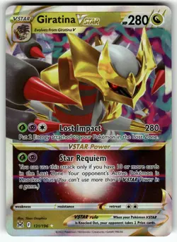 Lugia VSTAR 139/195 SWSH12: Silver Tempest NM Pokemon Card TCG - Image 1