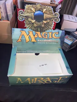 MTG MIRAGE - EMPTY Booster Box - NO CARDS OR BOOSTERS - - Image 1