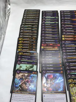 Lot Of (94) Wow TCG Icecrown Hunter Mage Shaman Rare Uncommon Common Cards - Image 3