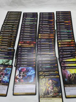 Lot Of (94) Wow TCG Icecrown Hunter Mage Shaman Rare Uncommon Common Cards - Image 4