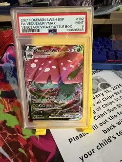 Venusaur VMAX SWSH102 SWSH: Sword & Shield Promo Cards Holo - Image 1