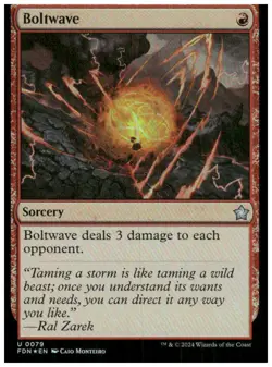 Foundations #79 Boltwave Foil - Image 1