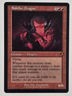 Balefire Dragon (Retro Frame) Innistrad Remastered Regular NM MTG Ships FAST - Image 1