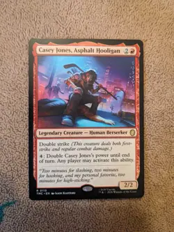 Casey Jones, Asphalt Hooligan Commander Teenage Mutant Ninja Turtles MTG NM - Image 1