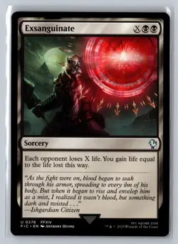 Exsanguinate Commander: FINAL FANTASY 276 Uncommon - Image 1