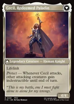 MTG Final Fantasy Commander Deck - Cecil, Dark Knight - Image 2