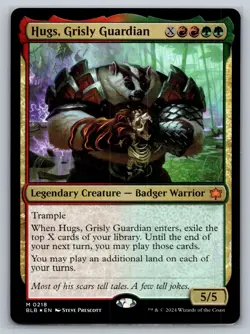 Hugs, Grisly Guardian Bloomburrow Foil - Image 1