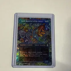 MTG April, Reporter of the Weird (Borderless) Teenage Mutant Ninja Turtles Foil - Image 1