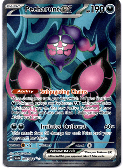 Pokemon TCG Pecharunt ex 085/064 Sv Shrouded Fable Holo Rare Near Mint - Image 1