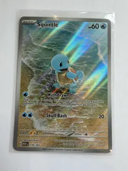 Pokemon Scarlet and Violet 151 Squirrel 170/165 Illustration Rare NM - Image 1