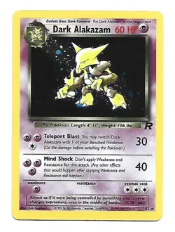 Pokemon Dark Alakazam Team Rocket 1/82 Holo Rare Near Mint-Mint - Image 1