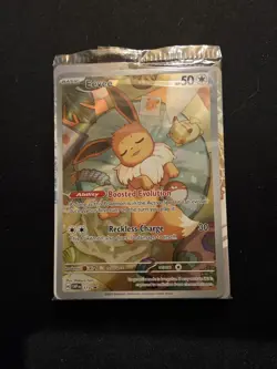 Pokemon TCG Eevee - 173 SVP Prismatic Evolutions ETB Promo Card Pack SEALED - Image 1