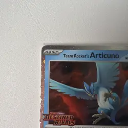 Team Rocket's Articuno 051/182 Pokemon Destined Rivals Stamped Promo (Best Buy) - Image 2
