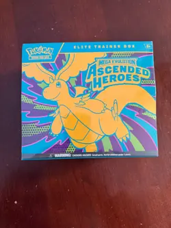 POKEMON MEGA EVOLUTION ASCENDED HEROES ETB ELITE TRAINER BOX PRE SALE. SEALED - Image 1
