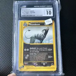 Pokemon 2003 Skyridge Houndoom CGC 10 - Image 1