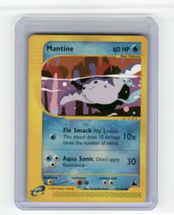 Mantine Skyridge Common Pokemon Near Mint or Better - Image 1
