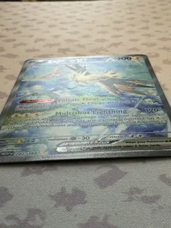 Pokemon TCG Zapdos ex 202/165 Sv: Scarlet & Violet 151 SAR, NM - Image 5